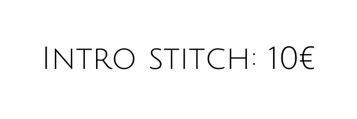 Intro stitch 10